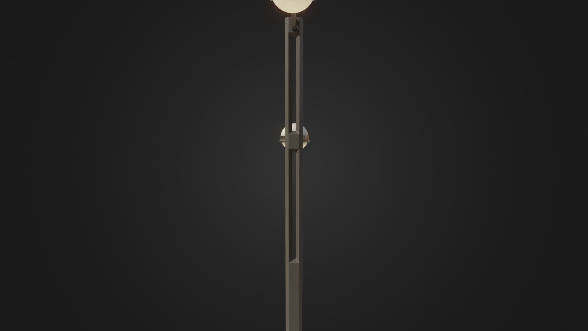 Street Light 22 Low-poly 3D model_27