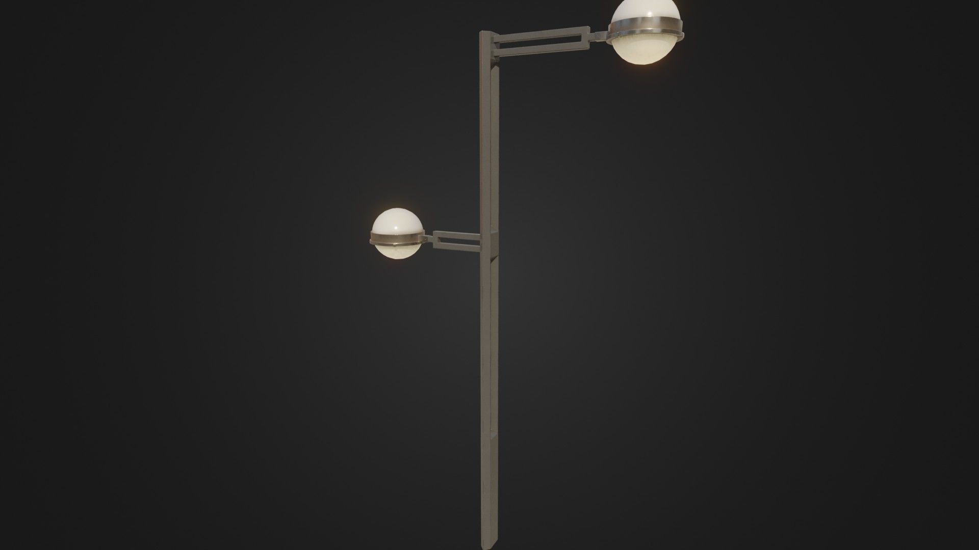 Street Light 22 Low-poly 3D model_34