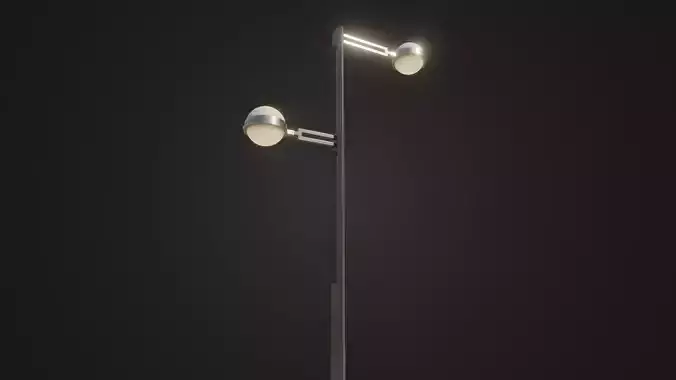 Street Light 22 Low-poly 3D model