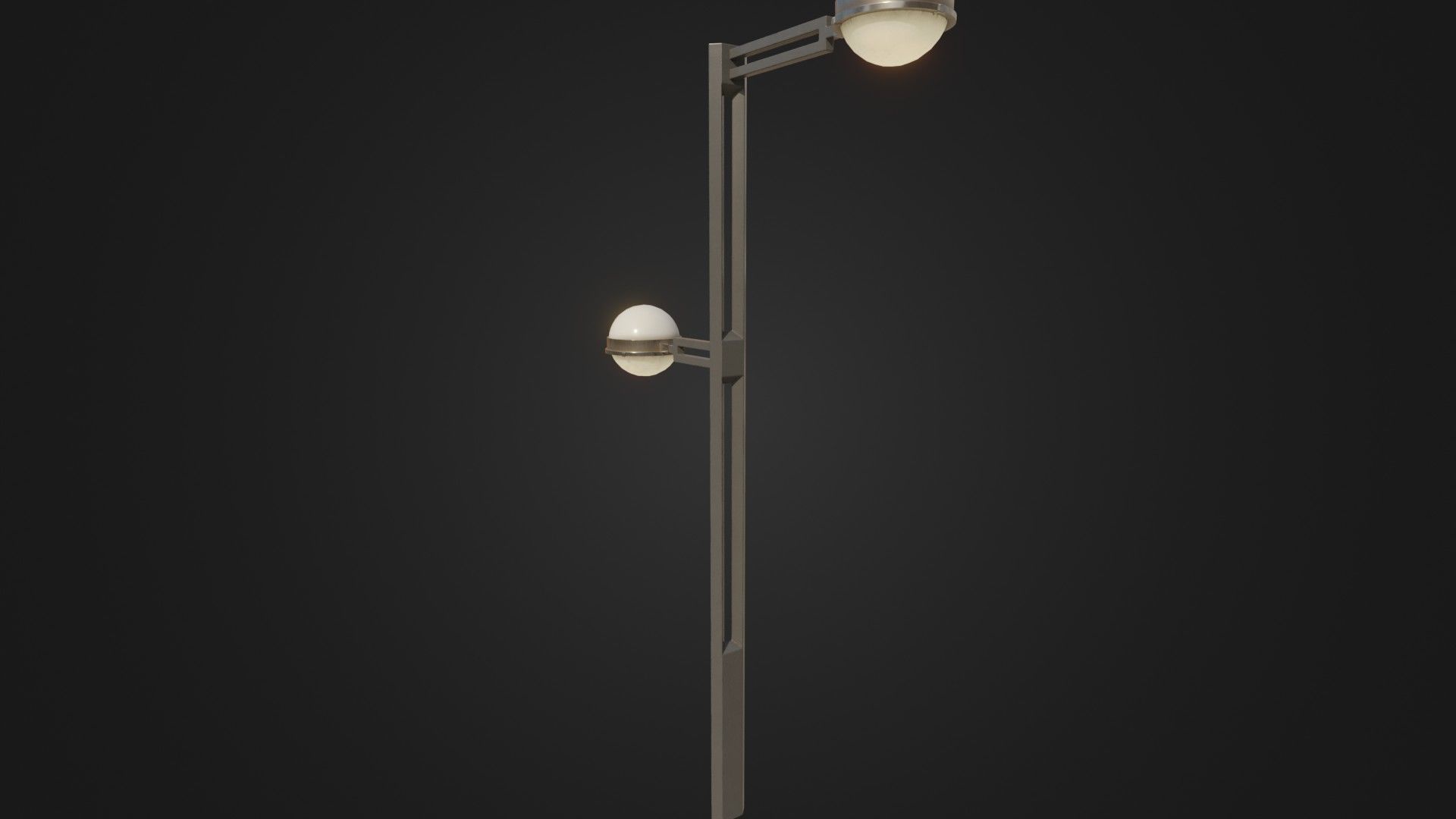 Street Light 22 Low-poly 3D model_31