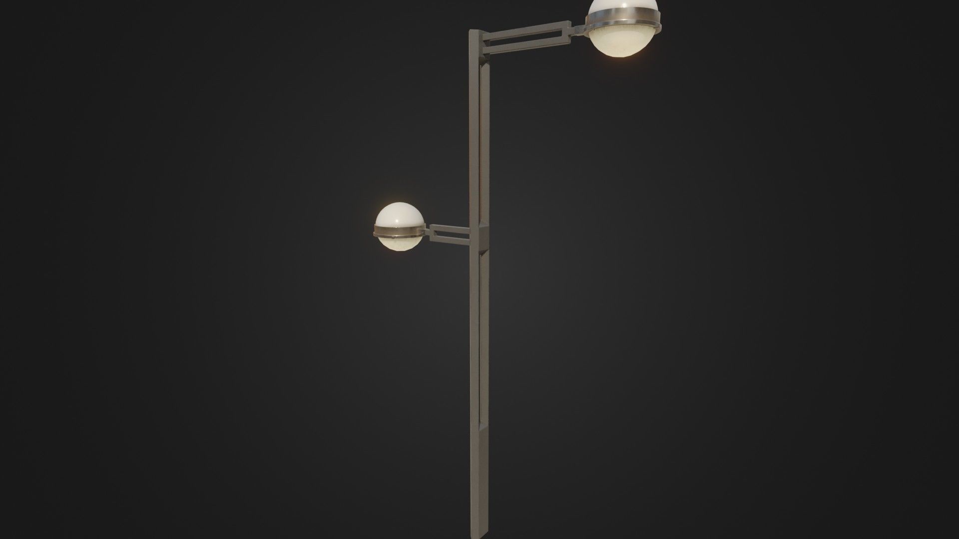 Street Light 22 Low-poly 3D model_33