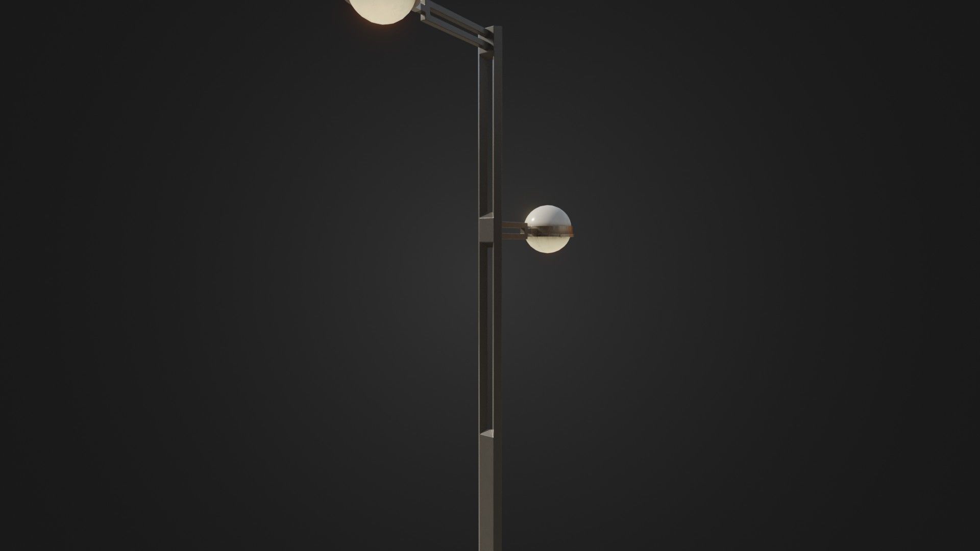 Street Light 22 Low-poly 3D model_23