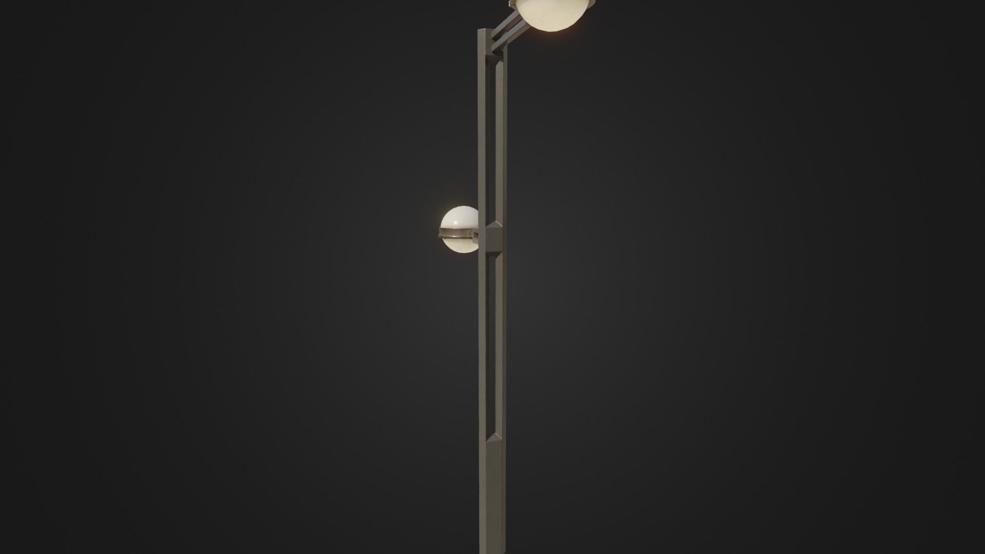 Street Light 22 Low-poly 3D model_29