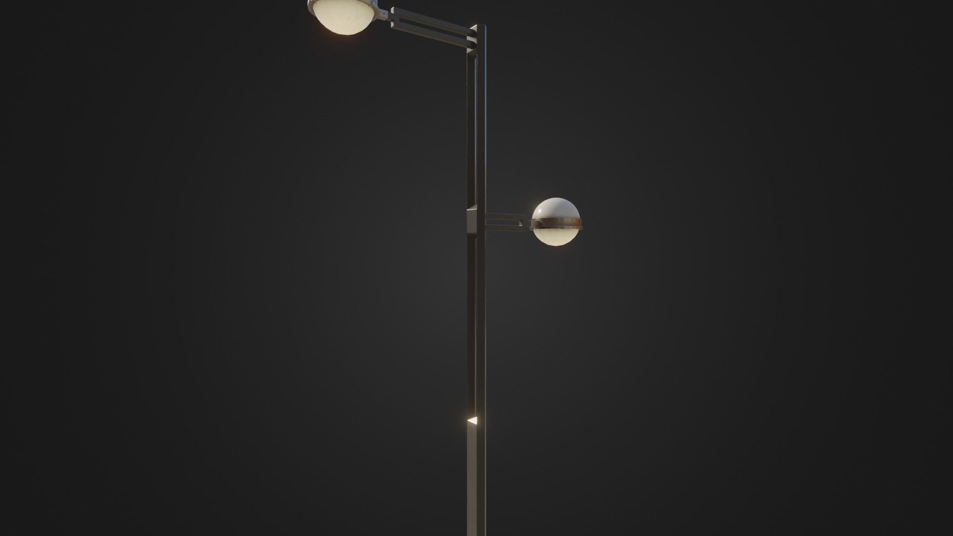 Street Light 22 Low-poly 3D model_21
