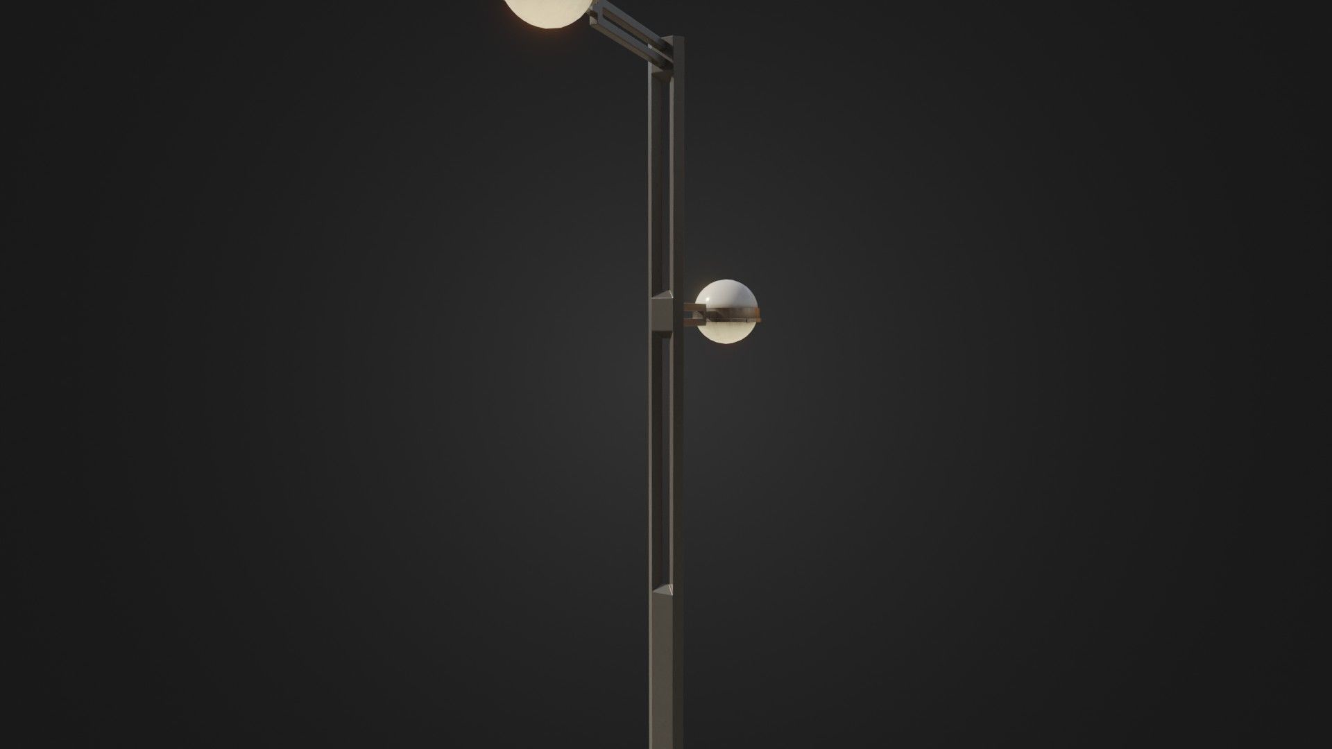 Street Light 22 Low-poly 3D model_24
