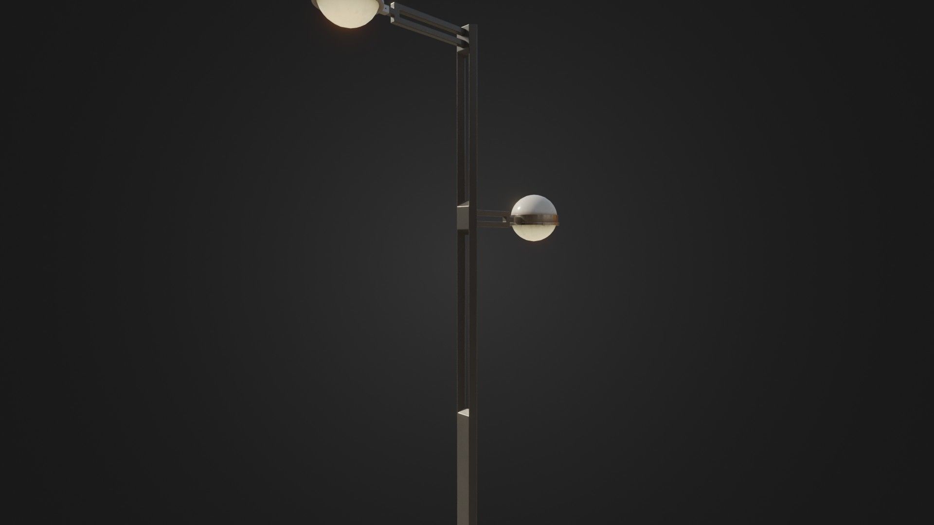 Street Light 22 Low-poly 3D model_22