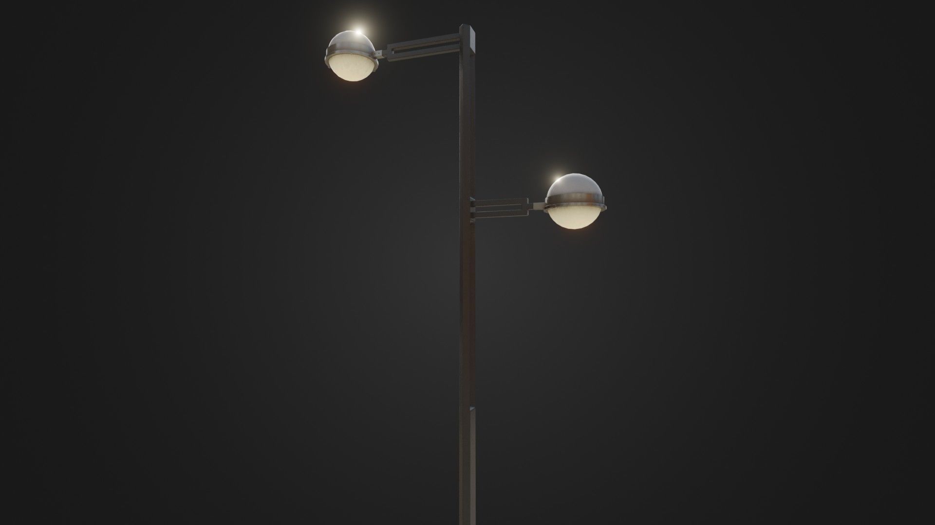 Street Light 22 Low-poly 3D model_15