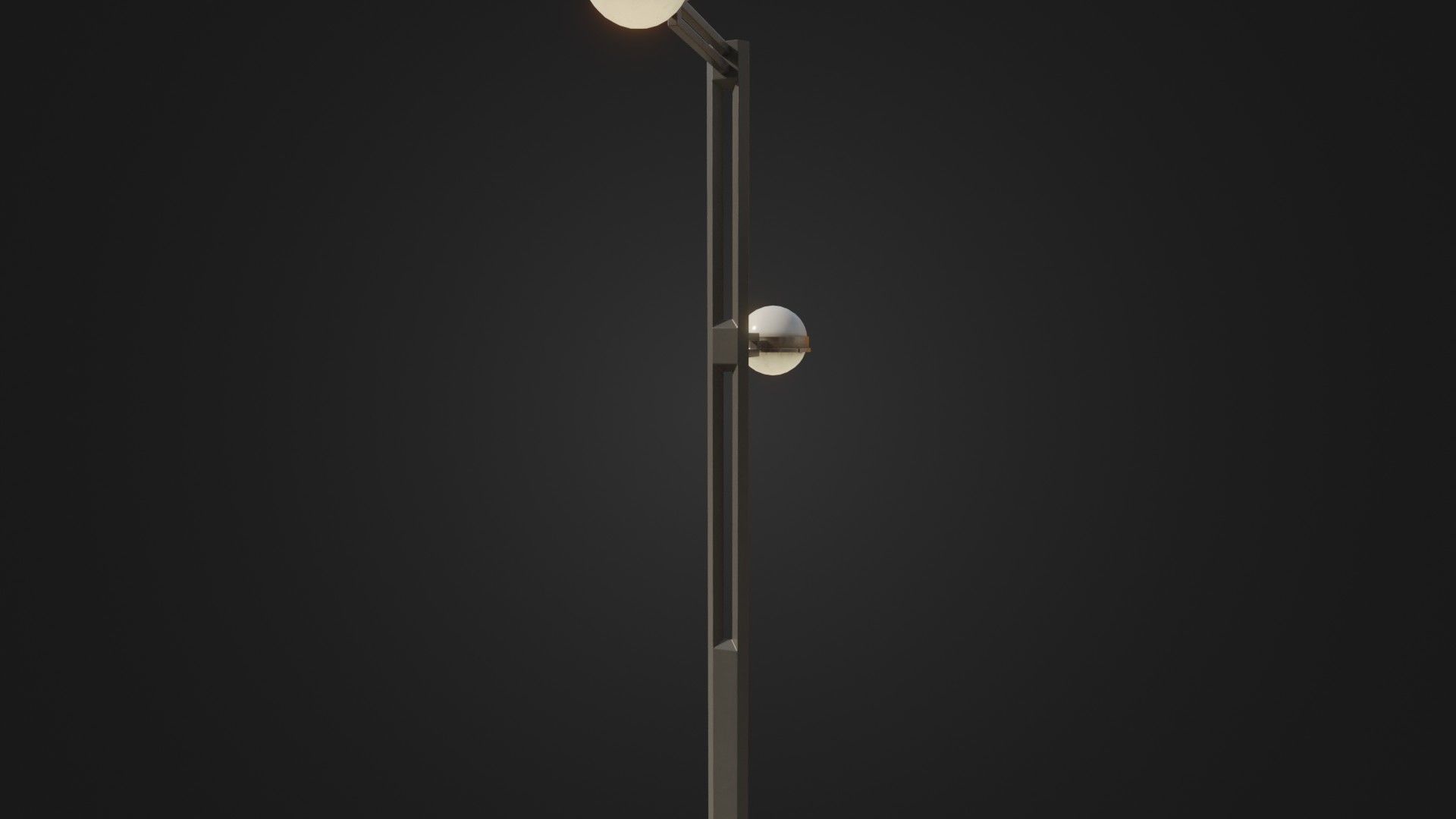 Street Light 22 Low-poly 3D model_25
