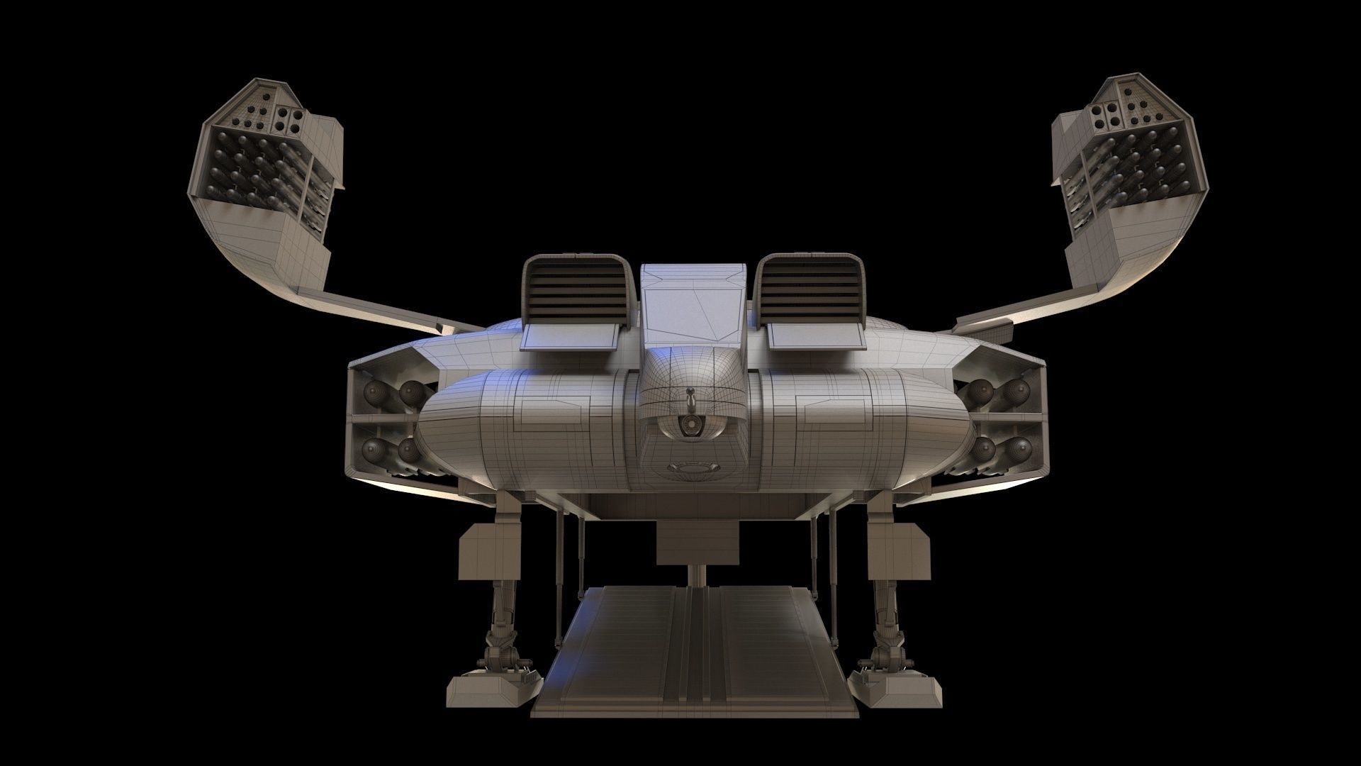 UD4 Cheyenne ALIENS 3D model_13