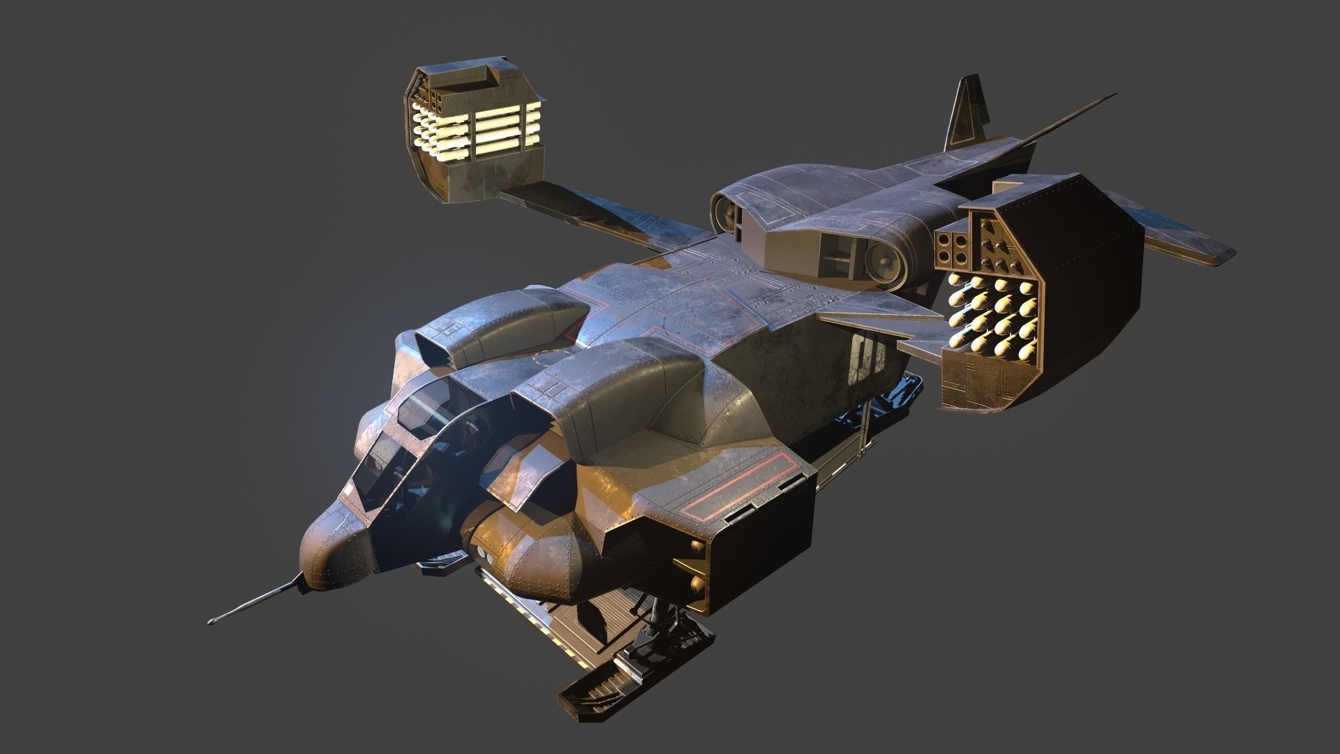 UD4 Cheyenne ALIENS 3D model_2