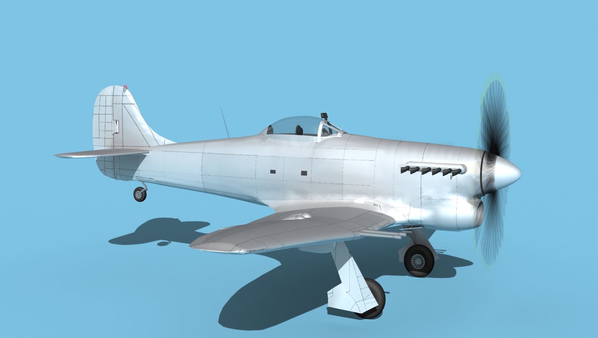 Hawker Hawker Tempest MK1 V00 3D model_3