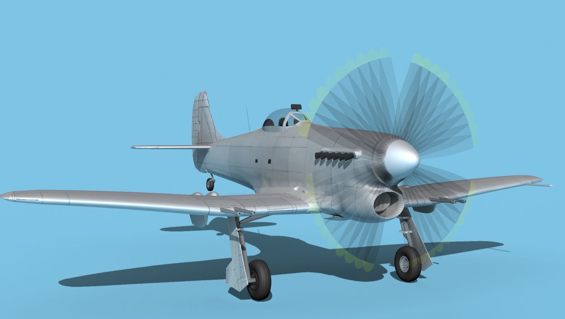 Hawker Hawker Tempest MK1 V00 3D model_2
