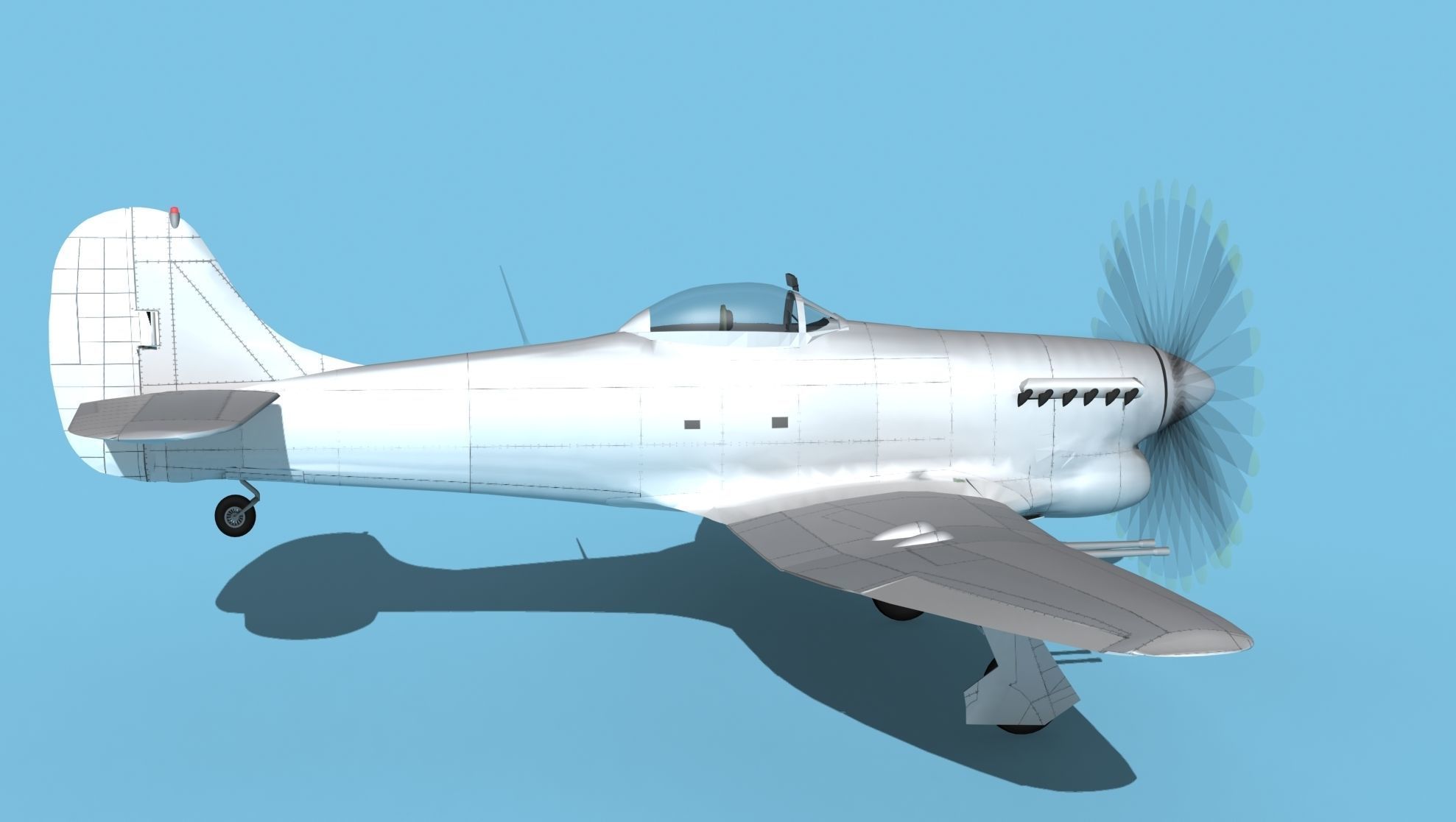 Hawker Hawker Tempest MK1 V00 3D model_4