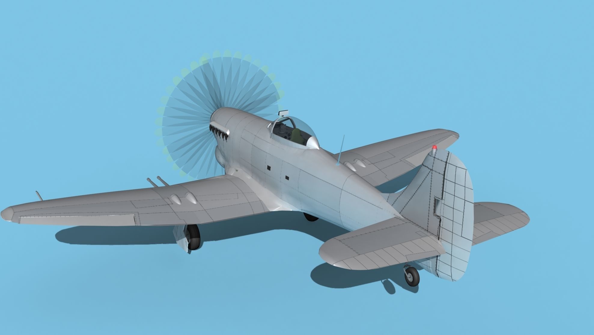 Hawker Hawker Tempest MK1 V00 3D model_7