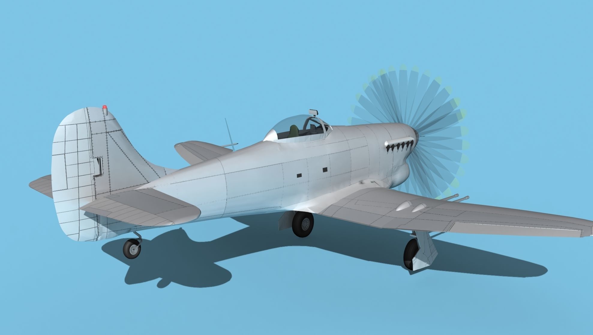 Hawker Hawker Tempest MK1 V00 3D model_5