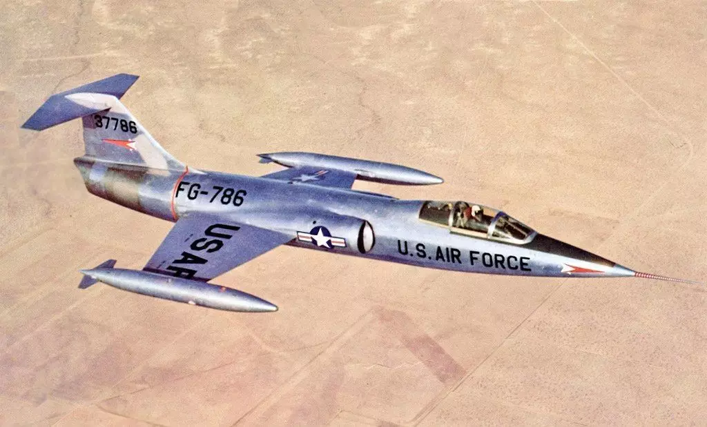 Lockheed XF-104 Starfighter 3D model_0