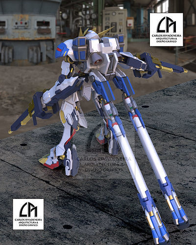HI NU GUNDAM BACKPACK 3D print model
