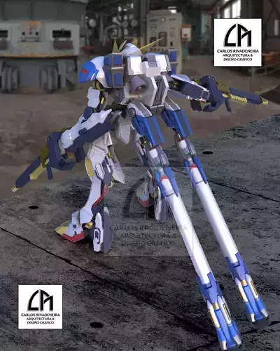 HI NU GUNDAM BACKPACK 3D print model