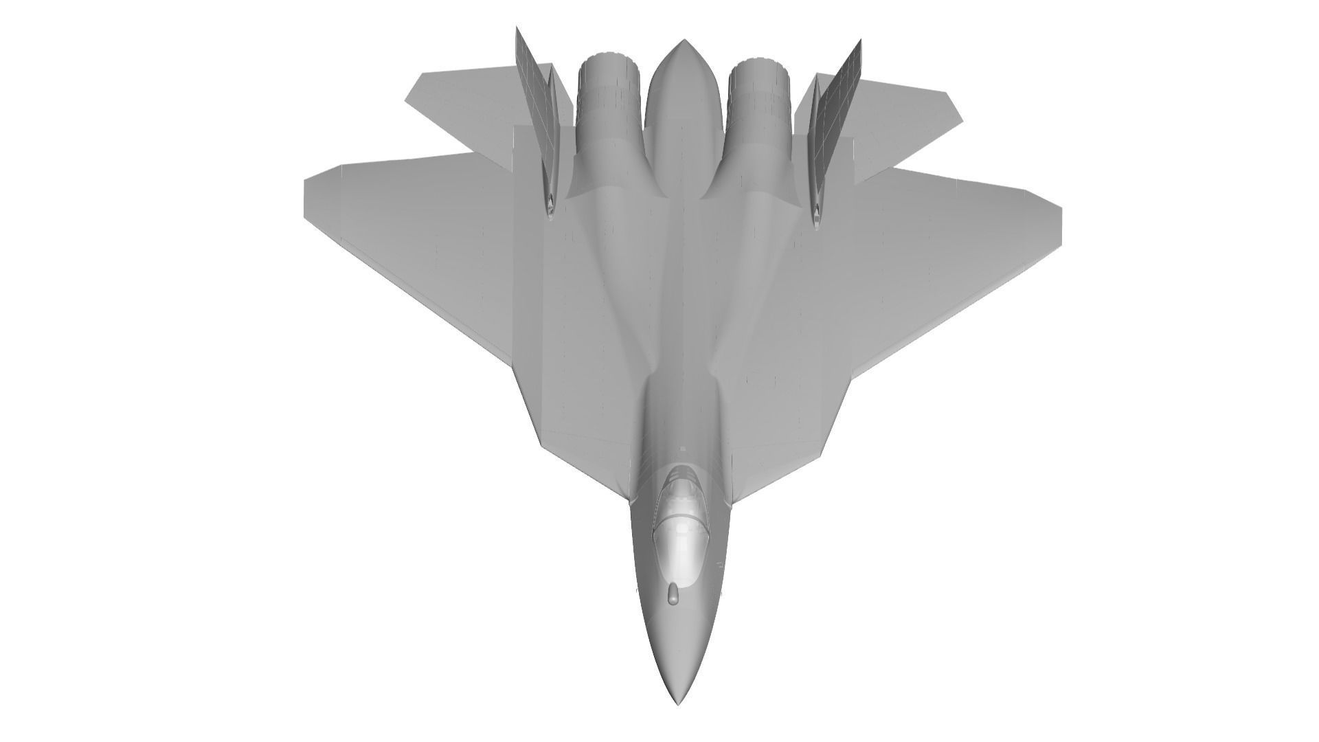 Sukhoi HAL FGFA Stealth Fighter 3D model_3