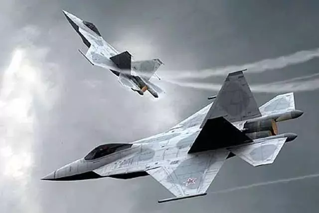 Sukhoi HAL FGFA Stealth Fighter 3D model_0
