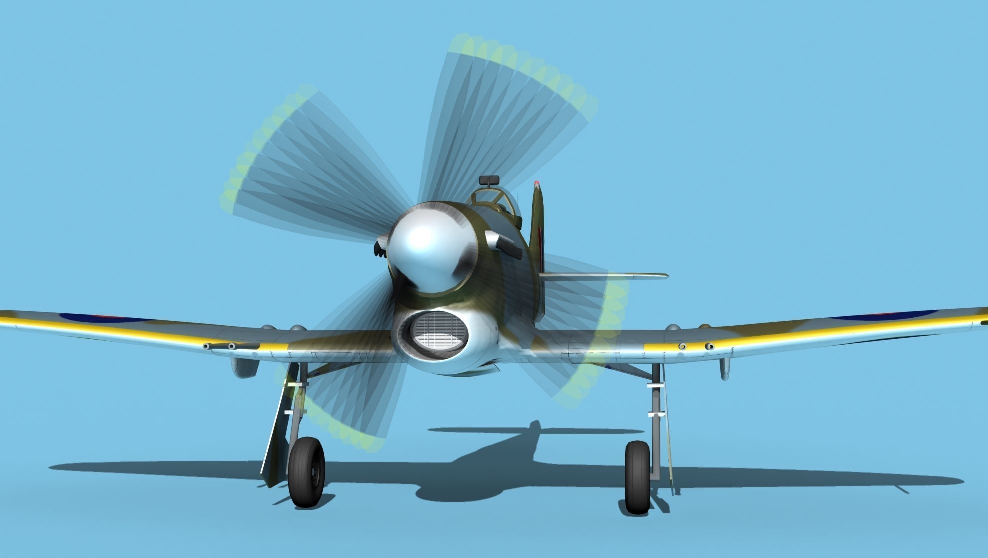 Hawker Hawker Tempest MK1 V02 3D model_1