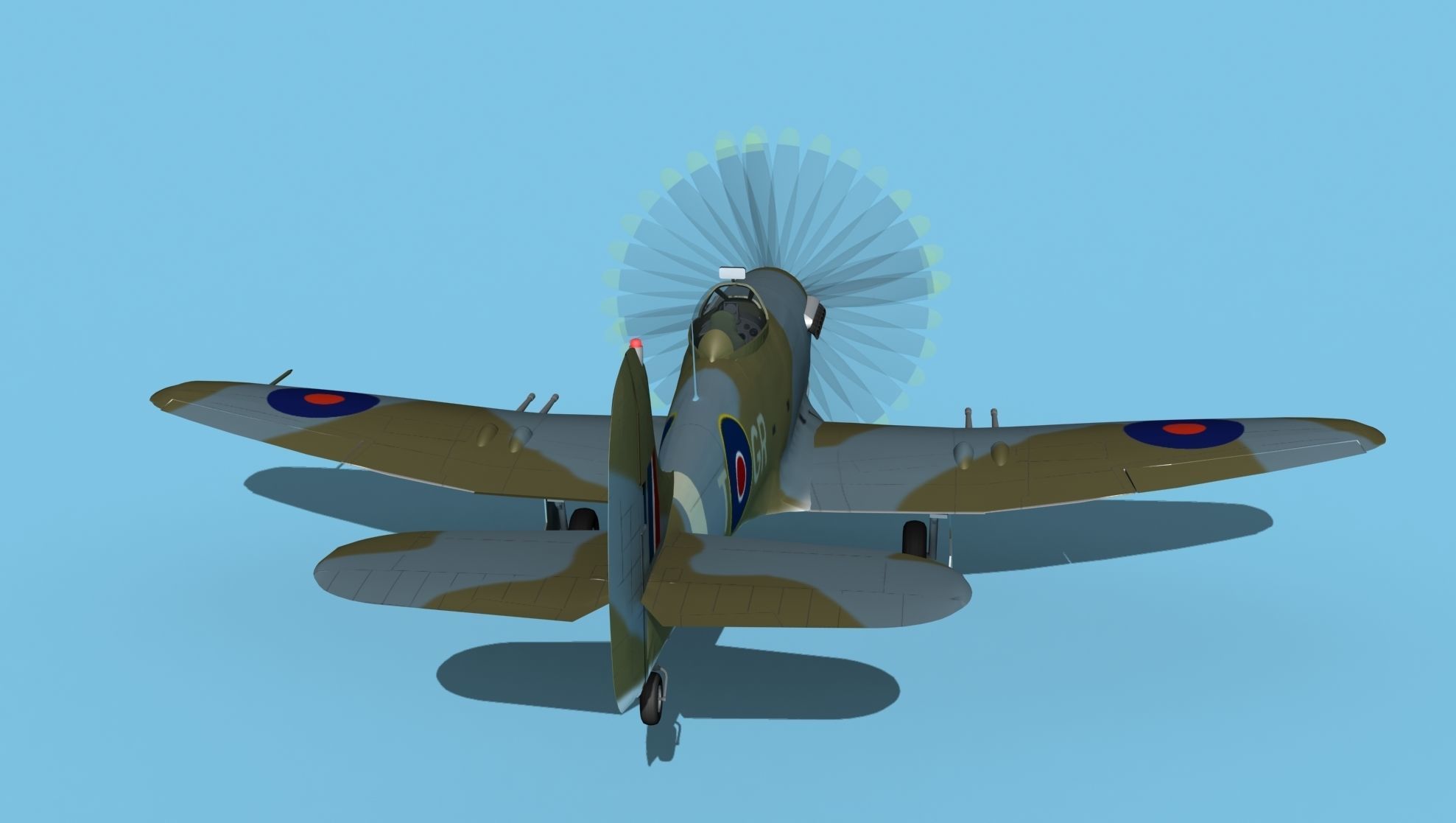 Hawker Hawker Tempest MK1 V02 3D model_6