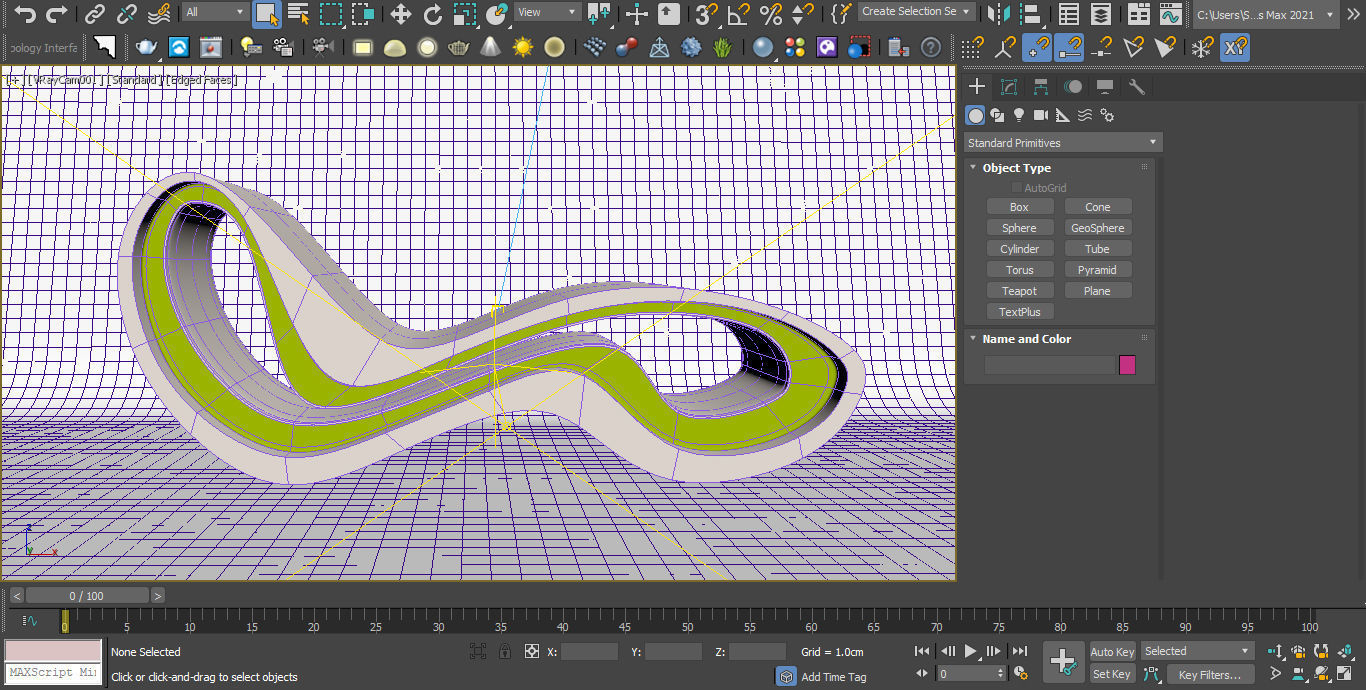 Modern Chair Low-poly 3D model_5