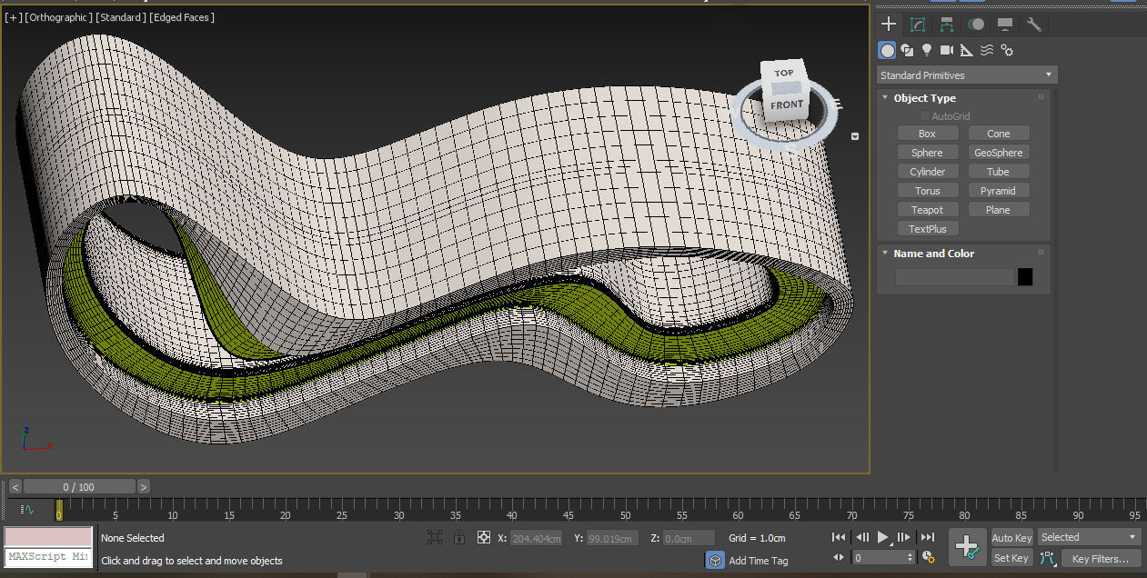 Modern Chair Low-poly 3D model_4