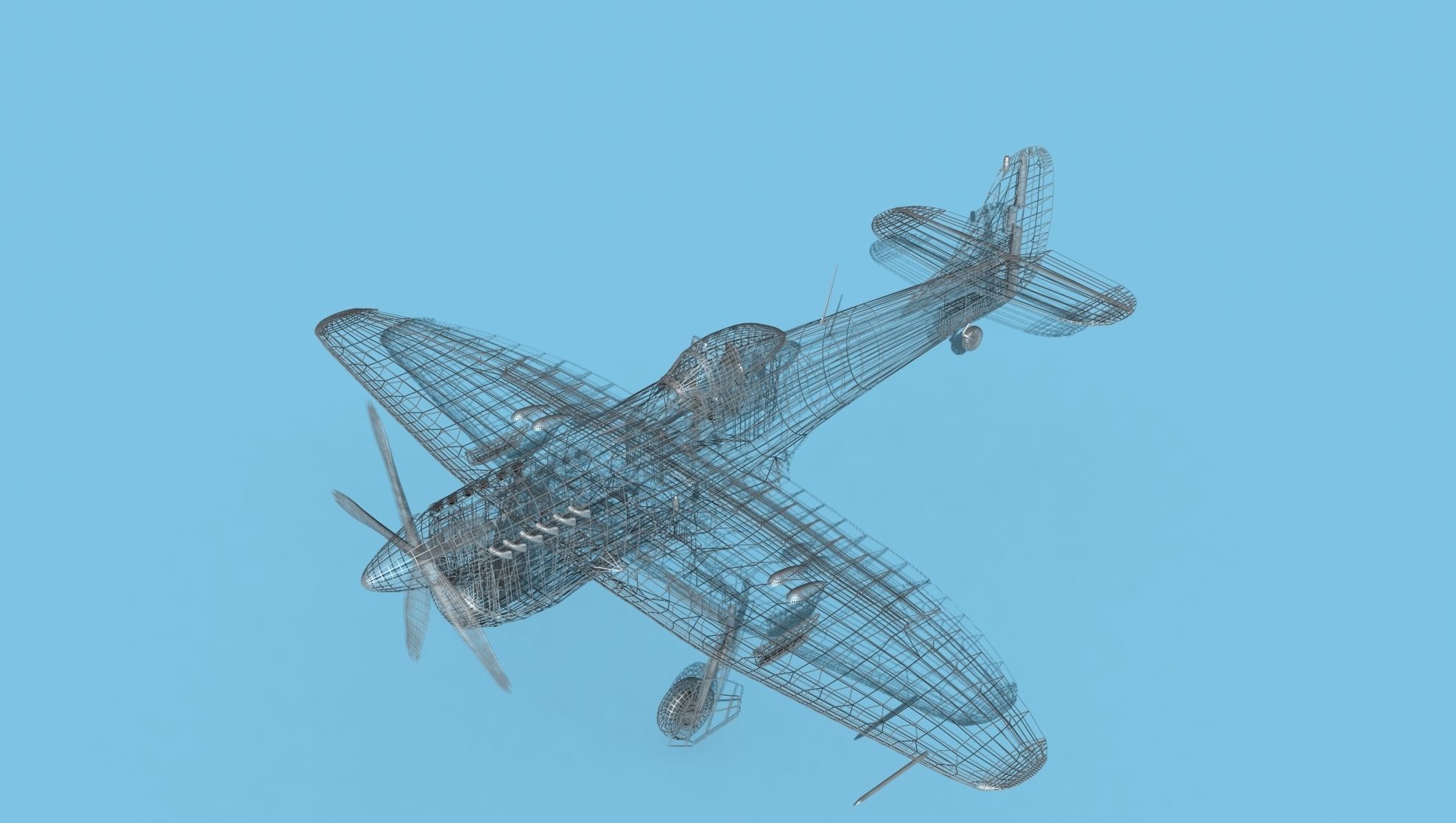 Hawker Hawker Tempest MK1 V04 3D model_17