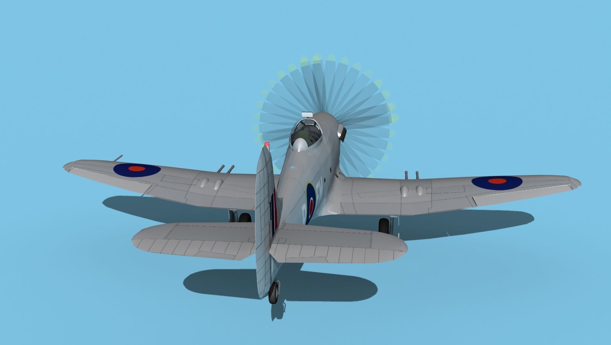 Hawker Hawker Tempest MK1 V04 3D model_6