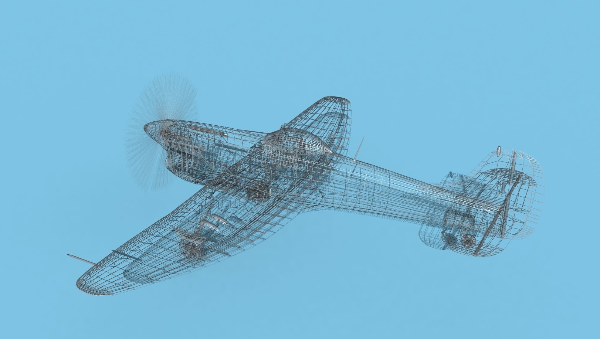 Hawker Hawker Tempest MK1 V04 3D model_16