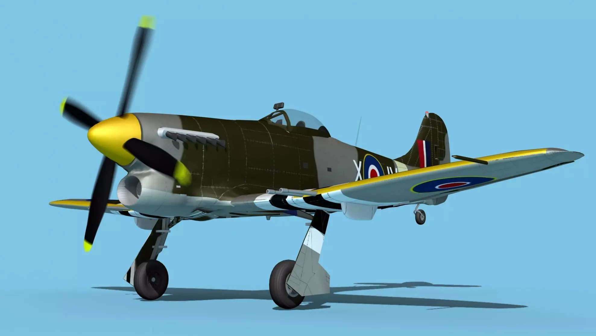 Hawker Hawker Tempest MK1 V06 3D model_0