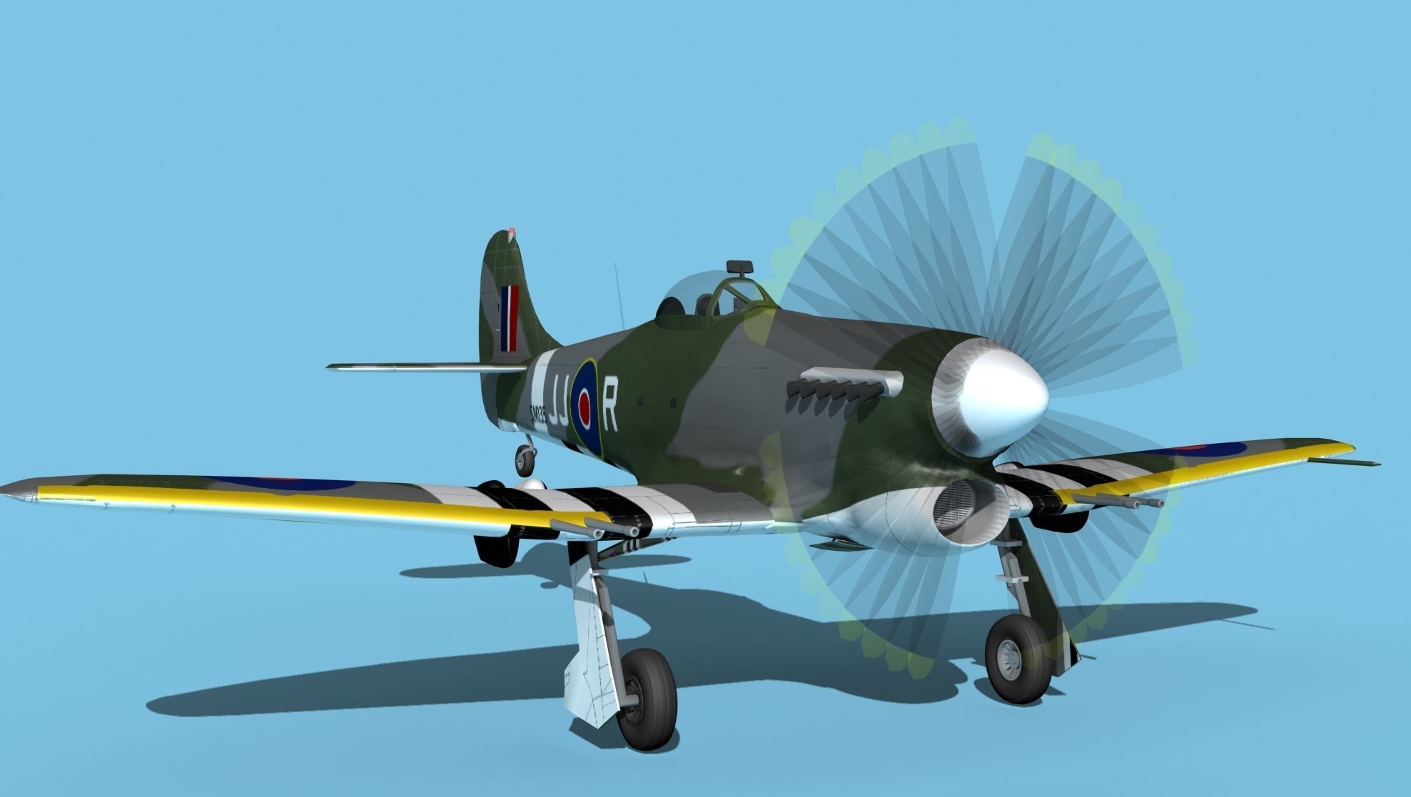 Hawker Hawker Tempest MK1 V11 3D model_2