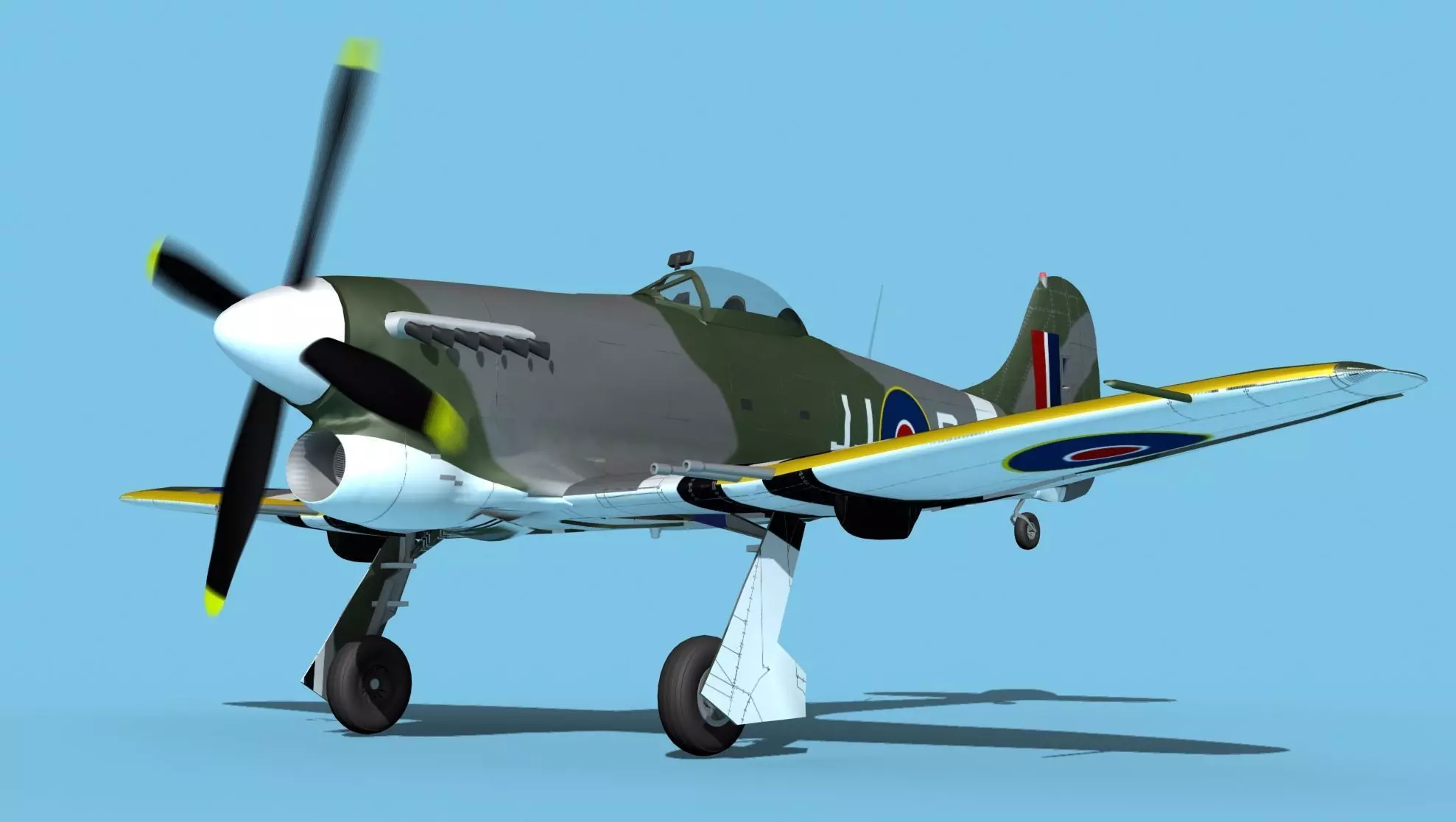 Hawker Hawker Tempest MK1 V11 3D model_0