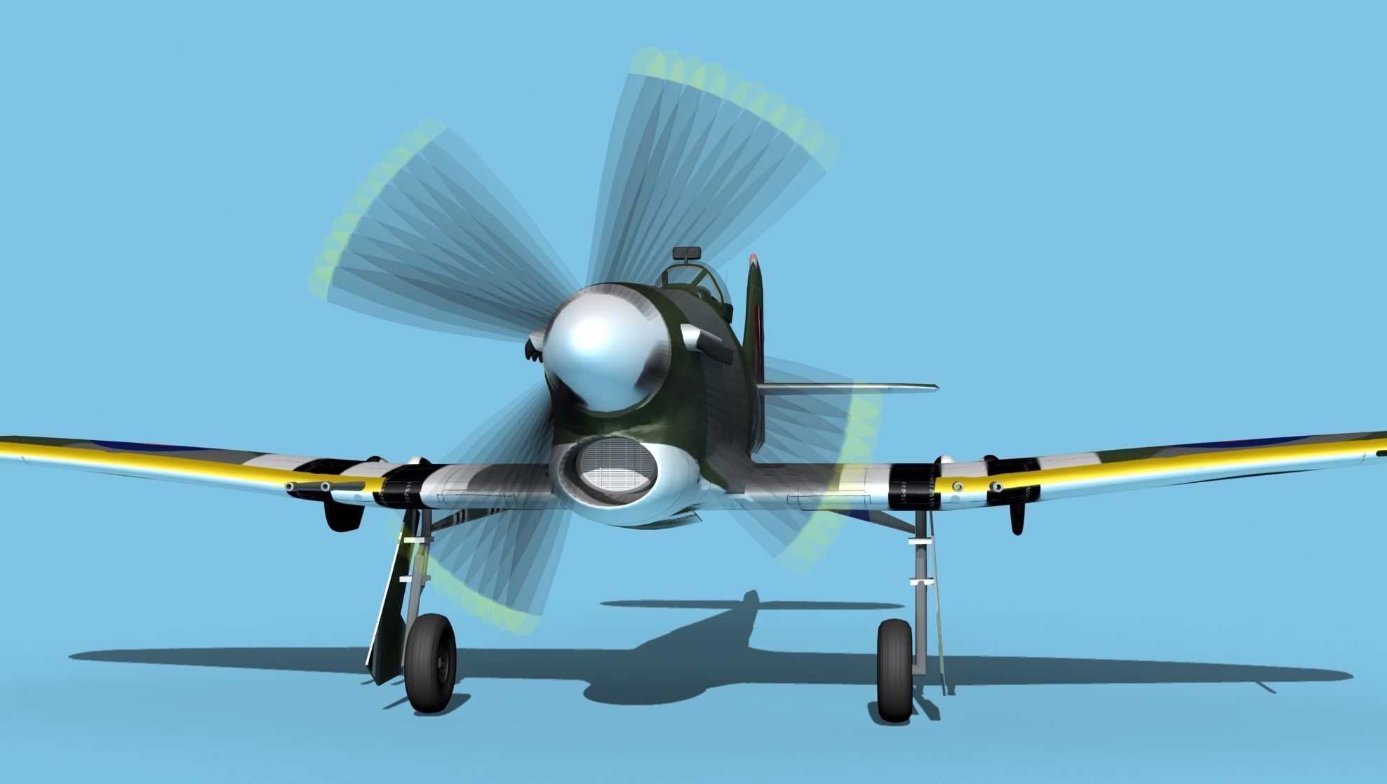Hawker Hawker Tempest MK1 V11 3D model_1