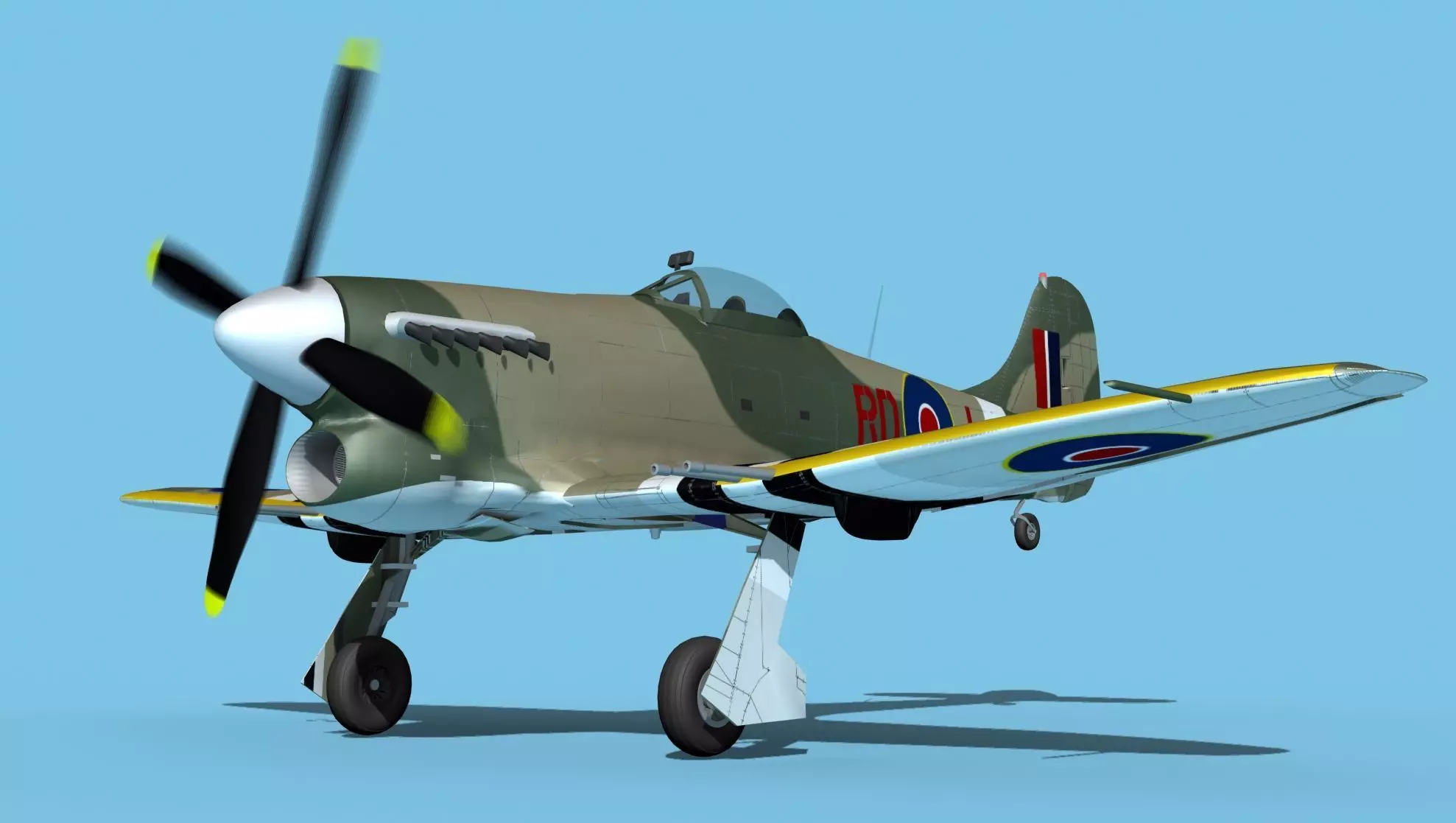 Hawker Hawker Tempest MK1 V12 3D model_0