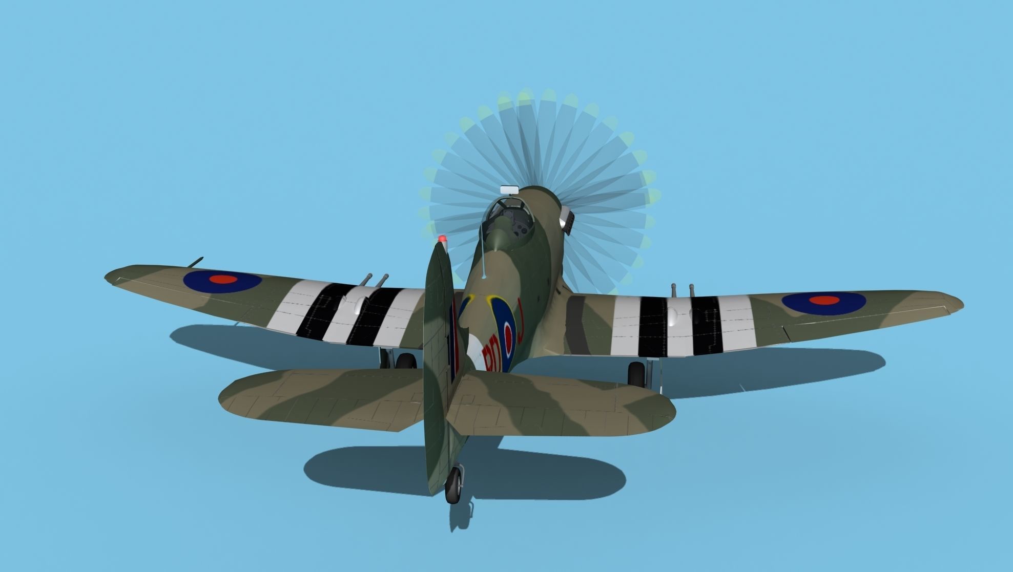 Hawker Hawker Tempest MK1 V12 3D model_6