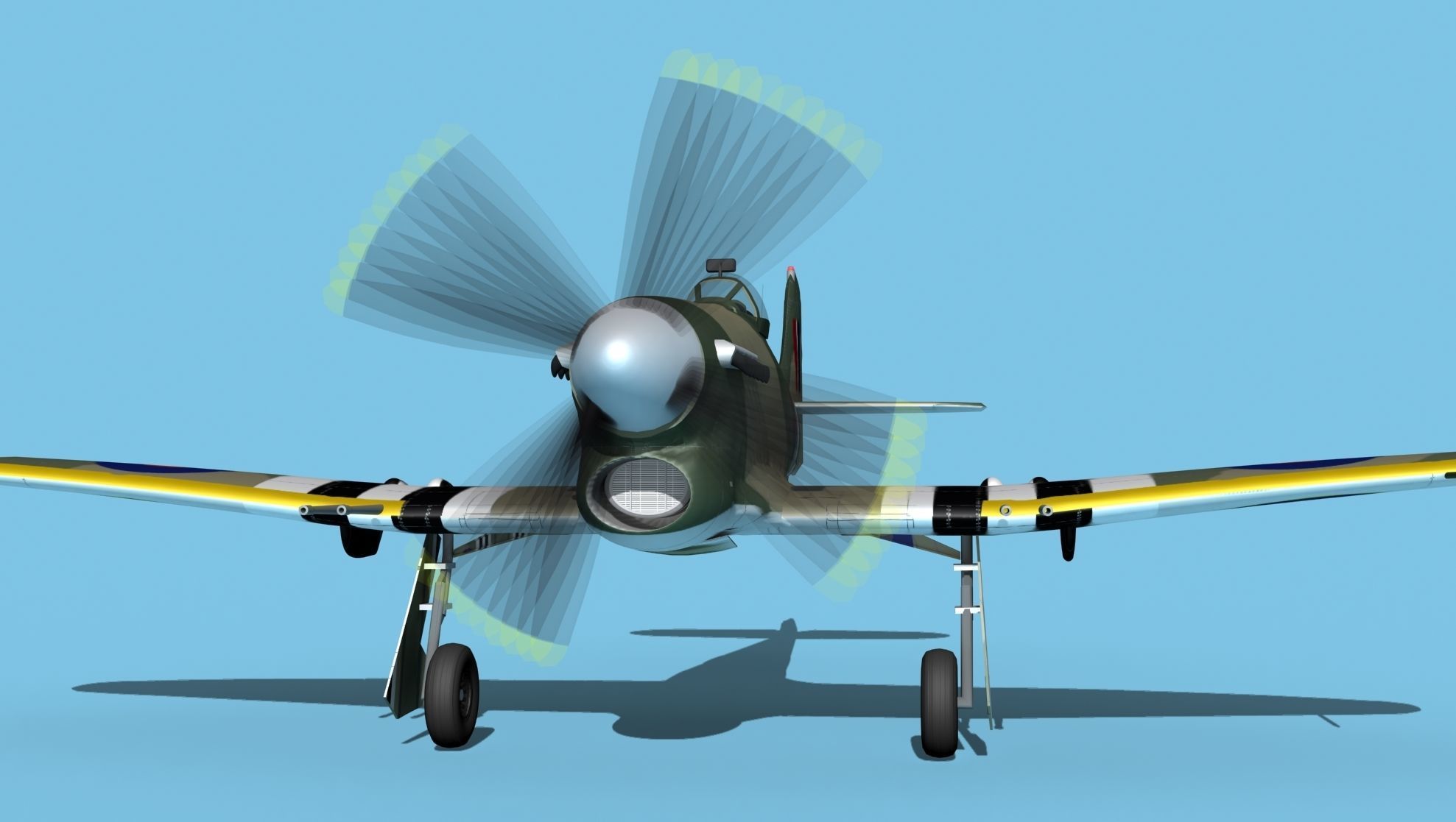 Hawker Hawker Tempest MK1 V12 3D model_1
