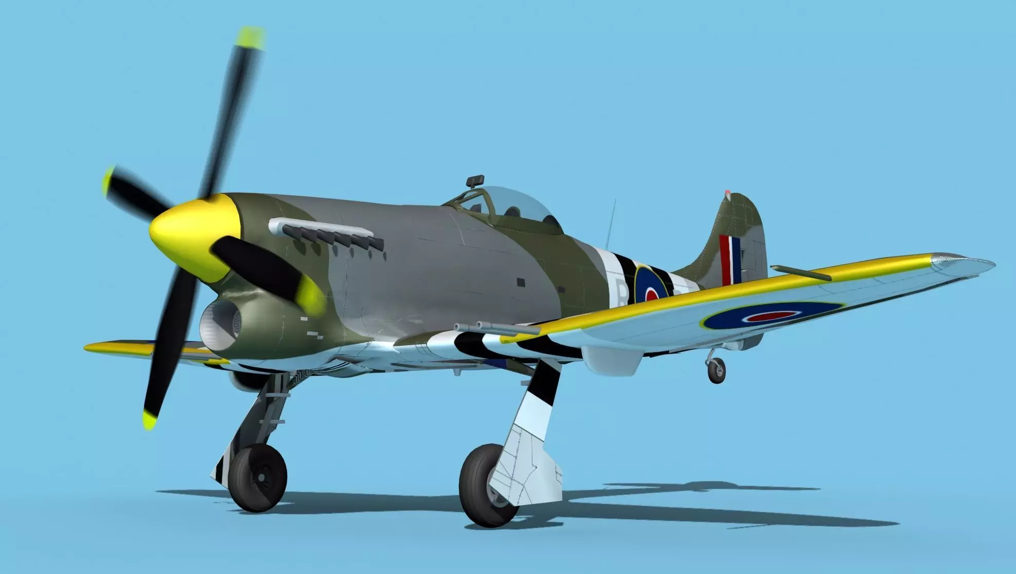 Hawker Hawker Tempest MK1 V14 3D model_0