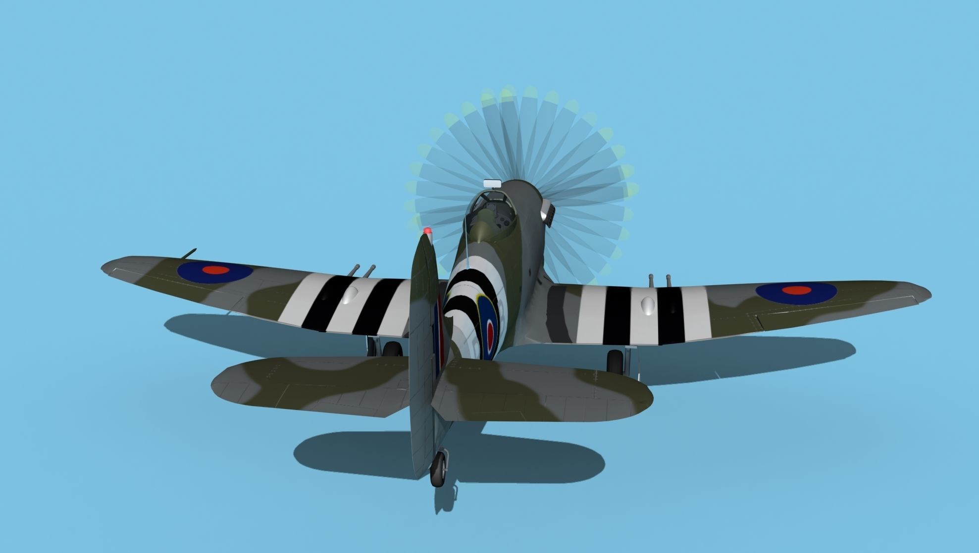 Hawker Hawker Tempest MK1 V14 3D model_6