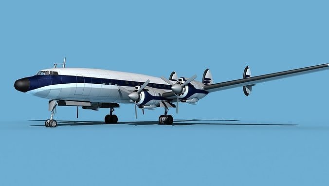 Lockheed L1649 Star Liner Corporate 1 3D model