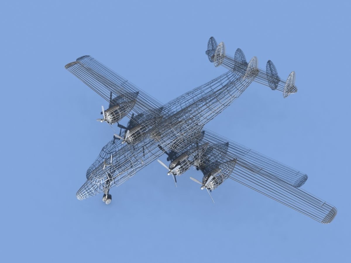 Lockheed L1649 Star Liner Pan Am 1 3D model_21