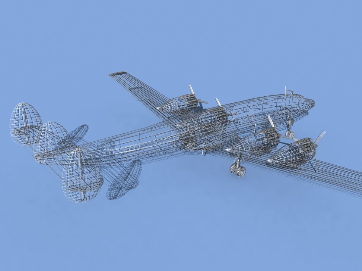 Lockheed L1649 Star Liner Pan Am 1 3D model_16