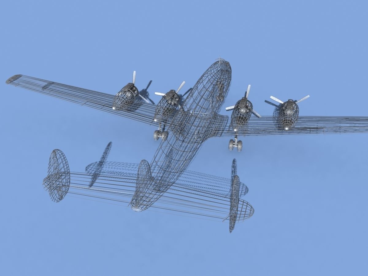 Lockheed L1649 Star Liner Pan Am 1 3D model_17