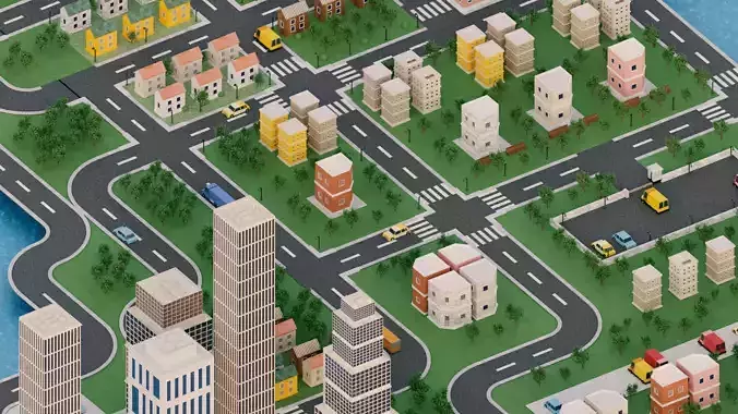 Modular Simple City Town 