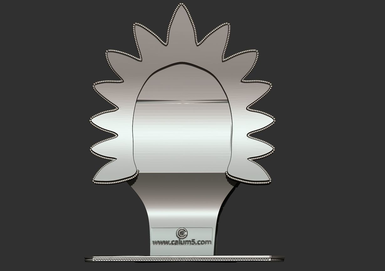 The Clown ornate bust 3D print model_13