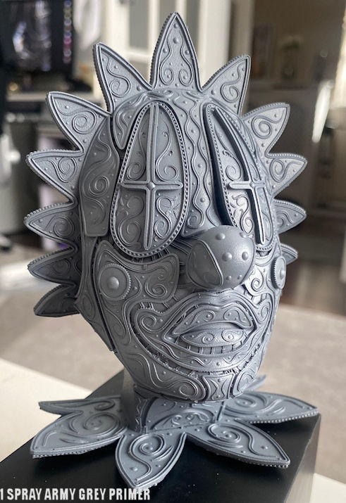 The Clown ornate bust 3D print model_2