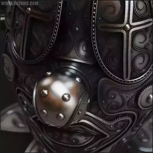 The Clown ornate bust 3D print model
