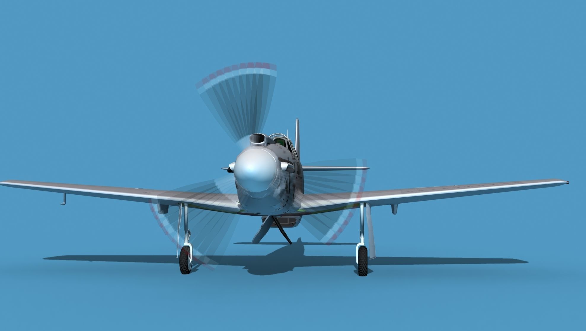 North American A-36A Apache 3D model_1