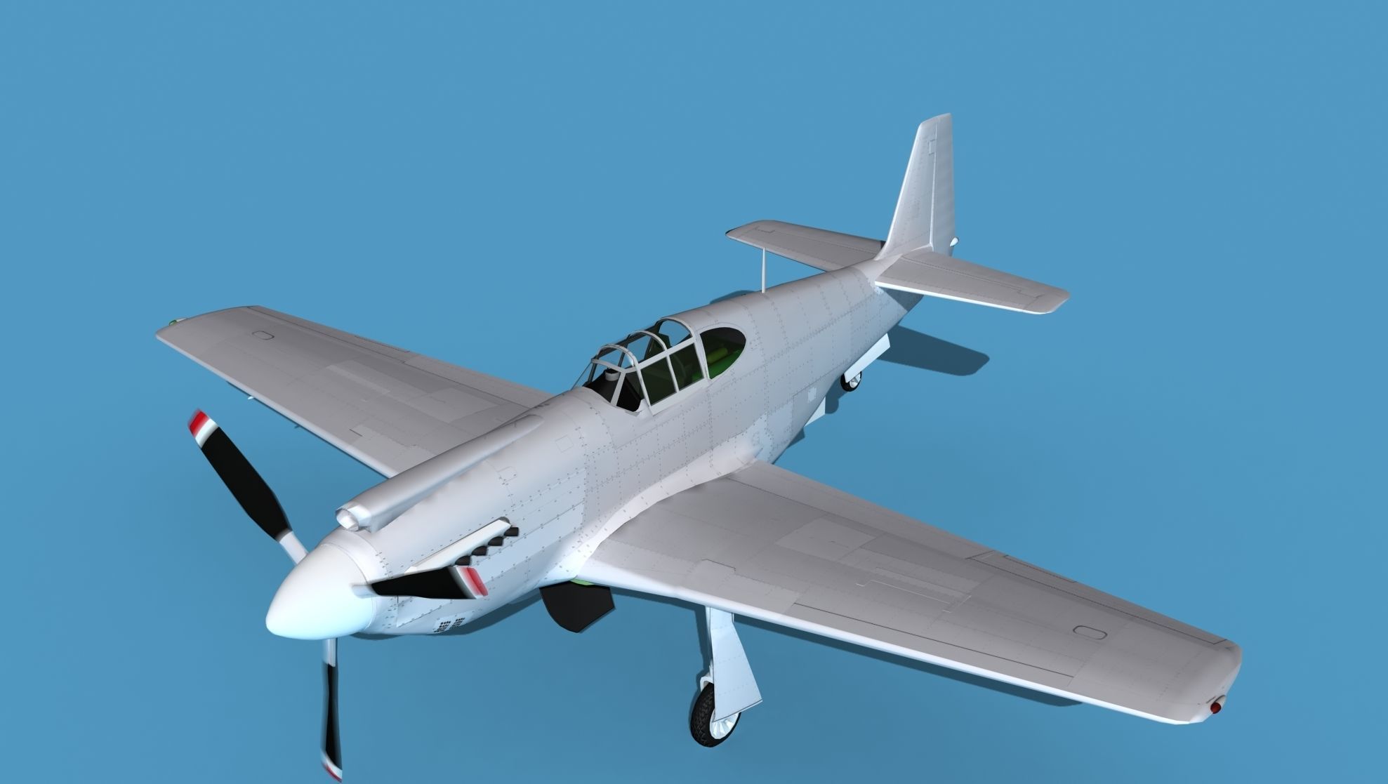 North American A-36A Apache 3D model_10